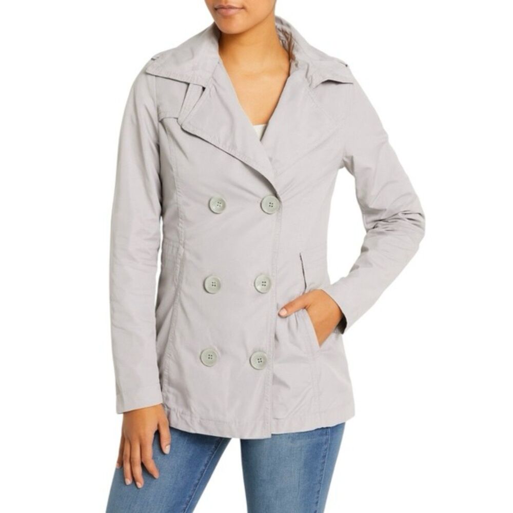 Rue 21 Women’s Gray Lightweight Trench Coat | Medium